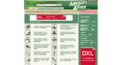 Desktop Screenshot of advisors4free.com